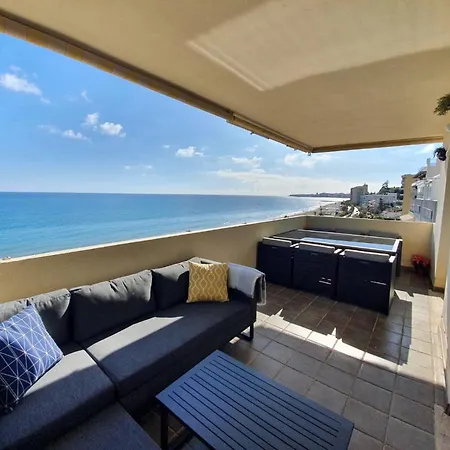 Front Row Penthouse Apartment On Carvajal Beach Fuengirola Esterno foto