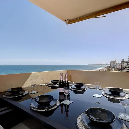 Front Row Penthouse Apartment On Carvajal Beach Fuengirola Esterno foto